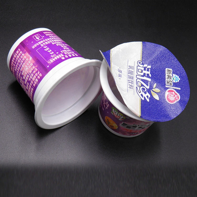 100ml kop van de de koppen plastic yoghurt van de voedselrang de plastic met koppen van het deksels de plastic dessert