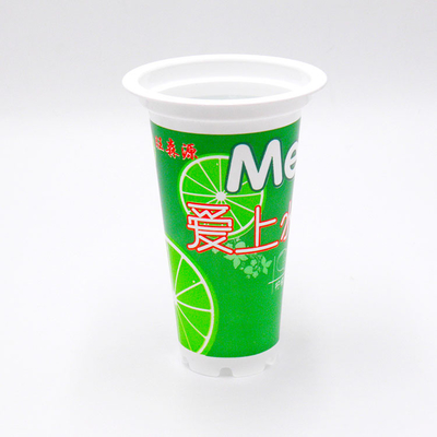 De biologisch afbreekbare Plastic Enige de Yoghurtkop van 300ml dient 9.16g