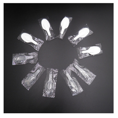 Lengte 21.8mm Plastic Yoghurtlepel die pp Transparante Ordorless voor gelei vouwen