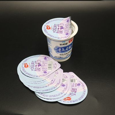 38mic 7.4cm de Deksels Rekupereerbaar Antizuur van de Folieyoghurt voor Plastic Kop behouden Versheid