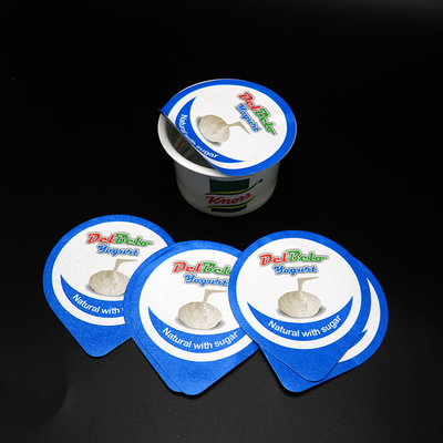 Oripackodm Blauwe de Deksels Voorgesneden Hitte van de Yoghurtfolie - verzegel Deksels Milieu Beschermend