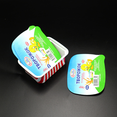 10 de Yoghurtdeksels Rekupereerbare 20mic van het kleuren Voorgesneden Aluminium aan 90mic-Folie