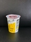 150 ml plastic yoghurtbeker met folie en plastic deksel