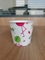 150 ml plastic IIML yoghurtbeker met folie en plastic deksel
