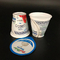 170ml de beschikbare plastic koppen van de kopyoghurt met deksels bevroren yoghurtkoppen