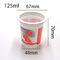 Kop Eco van de Oripack de Plastic Yoghurt 4 Oz Roomijs Verpakkings met Lepel