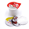 85mm pp Plastic Yoghurtkop 140ml Rekupereerbaar met het Deksel van de Aluminiumfolie