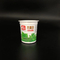 Pasten de plastic koppen 180ml van de voedselrang plastic de drankkop van de yoghurtmelk met aluminiumfoliedeksel aan