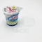 Kop van de container krimpt de Vastgestelde Plastic 125g Yoghurt met Douane Etiket