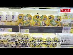 Plastic Beschikbare de Yoghurtkop 7,1 van 120g IML * 7cm voor Voedselopslag